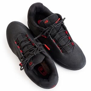 Mountain Bike clip on shoes Mallet Lace black red size 7.5